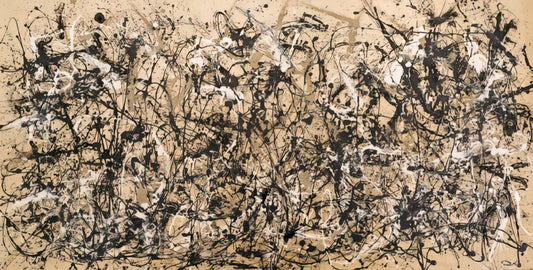 Jackson Pollock and Picasso: Revolutionary Giants of Modern Art - AUTUMN RHYTHM NUMBER 30 1950 by Jackson Pollock