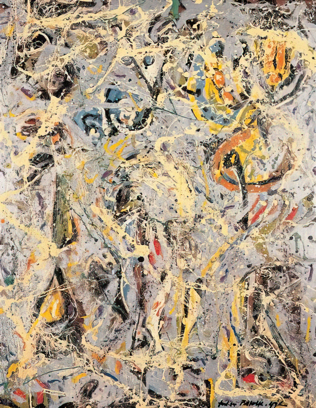 Jackson Pollock at the National Gallery of Art: A Curator's Guide to the Abstract Expressionist Master - GALAXY 1947 by Jackson Pollock