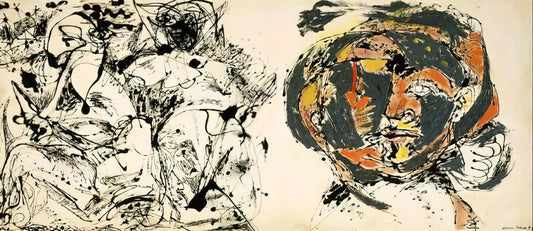 Jackson Pollock on Etsy: Navigating the Marketplace for Authentic Abstract Expressionist Prints - PORTRAIT AND A DREAM 1953 by Jackson Pollock