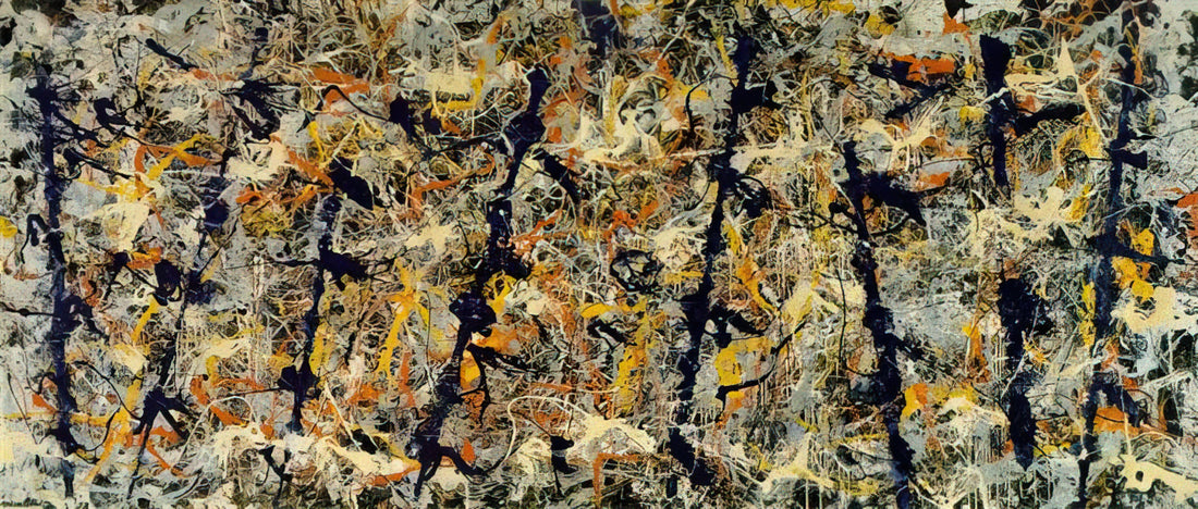 Jackson Pollock: The Revolutionary Force of Abstract Expressionism - BLUE POLES NUMBER 11 1952 1 by Jackson Pollock