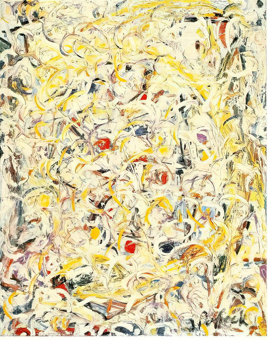 Jackson Pollock: The Revolutionary Painter Who Redefined Modern Art - SHIMMERING SUBSTANCE 1946 1 by Jackson Pollock