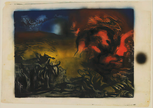 Jackson Pollock: The Unseen Choreography of Abstraction - LANDSCAPE WITH STEER 1937 by Jackson Pollock