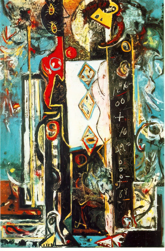 Jackson Pollock's Most Famous Work: A Deep Dive into the Masterpiece That Redefined Modern Art - MALE AND FEMALE by Jackson Pollock