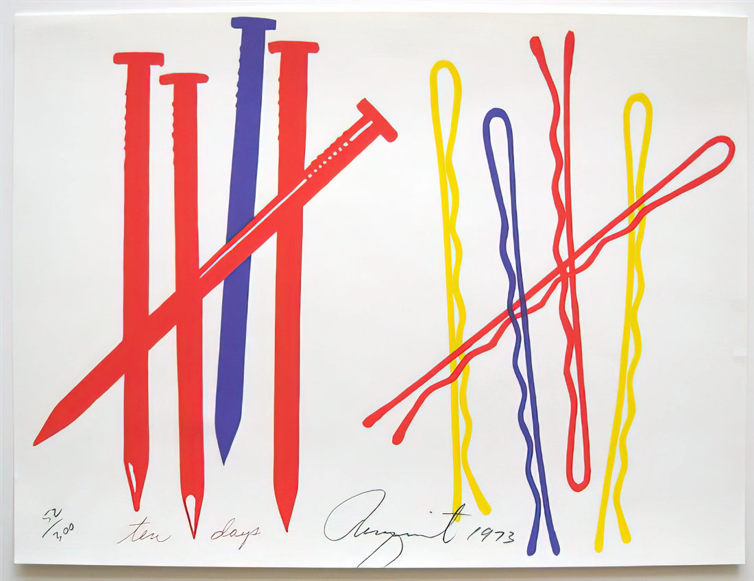 James Rosenquist Print: The Pop Art Master's Legacy in Modern Reproduction - Ten Days by James Rosenquist