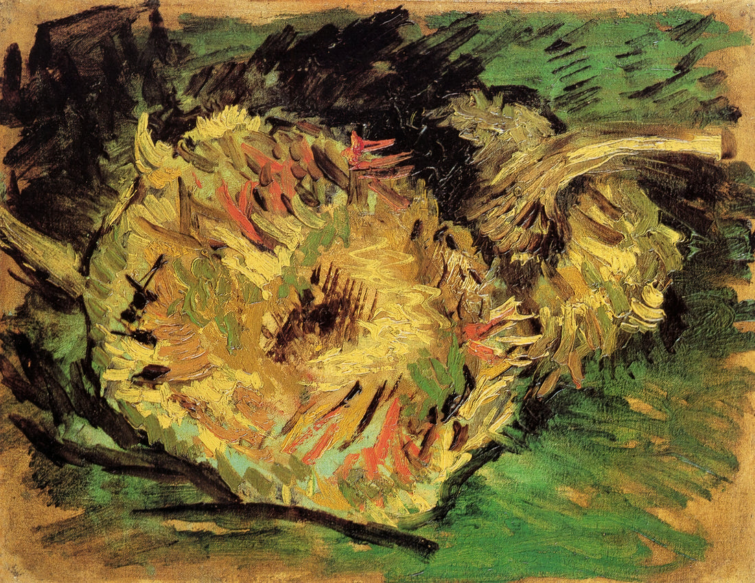 Japanese Prints: The Collection of Vincent van Gogh - Two Cut Sunflowers by Vincent van Gogh
