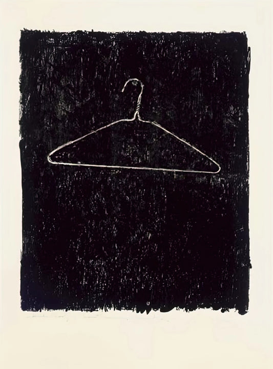 Jasper Johns Abstract Art: Decoding the Master of American Neo-Dada - COAT HANGER II by Jasper Johns