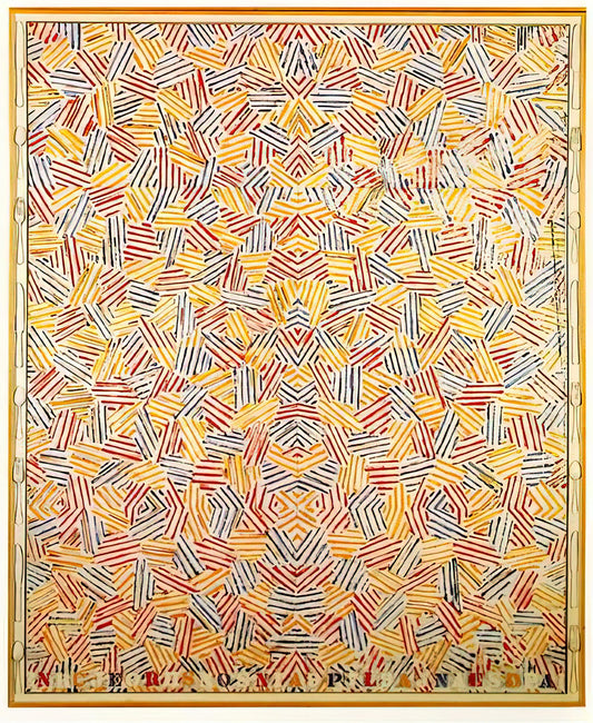 Jasper Johns Images: Decoding the Iconic Symbols of American Art - DANCERS ON A PLANE by Jasper Johns
