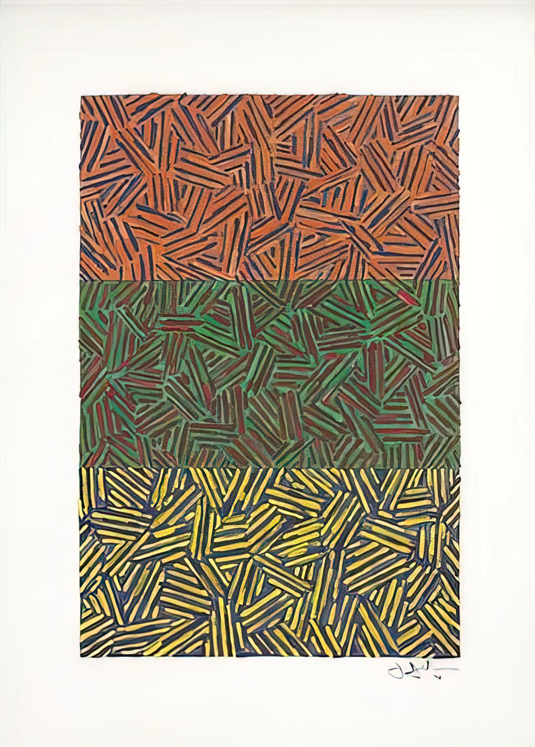 Jasper Johns and the American Transformation of Pop Art - UNTITLED 1978 by Jasper Johns