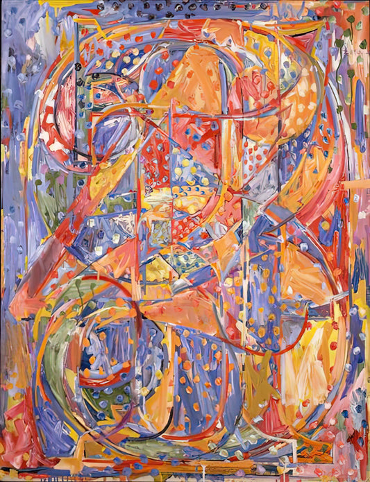 Jasper Johns: The Master of Usuyuki and the Reimagined American Icon - 0 THROUGH 9 by Jasper Johns
