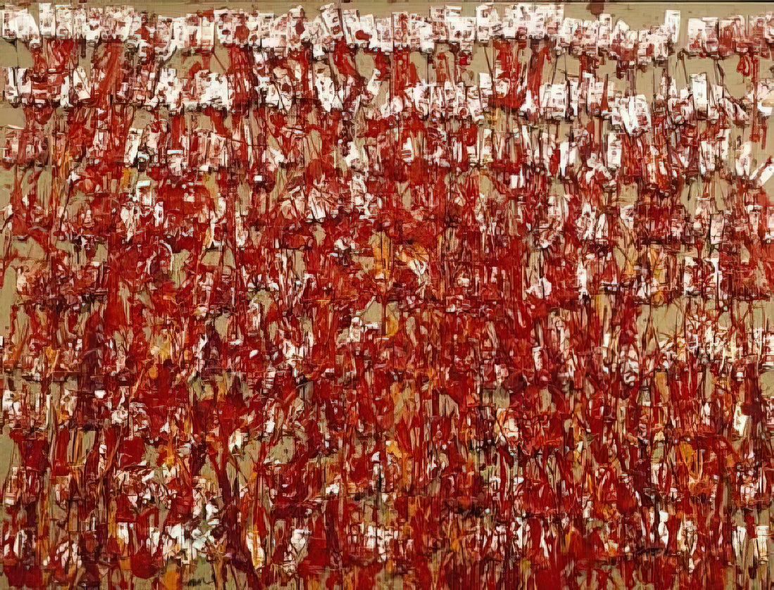 Jean Arman: The Visionary Assemblage Artist Who Redefined Found Objects - Red Tubes of Paint - 1980 by Arman