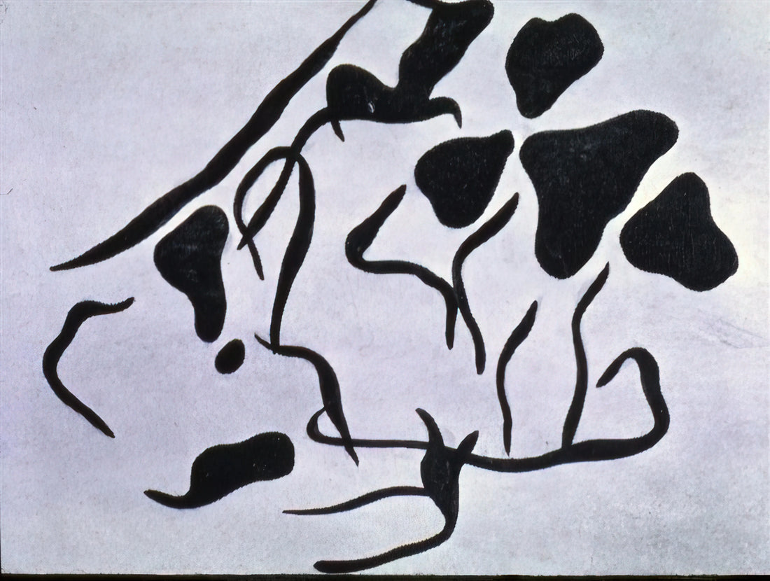 Jean Arp Posters: The Enduring Appeal of Dadaist Abstraction in Modern Art Prints - Automatic Drawing by Jean Arp