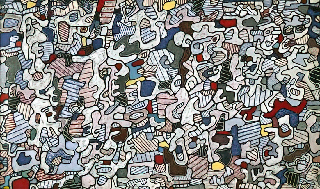 Jean Dubuffet Painting: A Deep Dive into the Visionary World of Art Brut - L HOURLOUPE 1966 by Jean Dubuffet