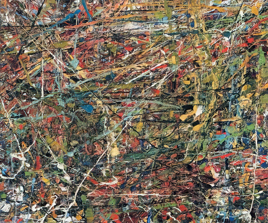 Jean-Paul Riopelle Acrylic Print: A Collector's Guide to the Canadian Master's Abstract Expressionism - Untitled Composition by Jean-Paul Riopelle