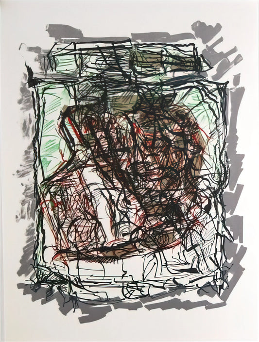 Jean-Paul Riopelle Art for Sale: A Collector's Guide to Acquiring Museum-Quality Prints - Lithographie 1976 by Jean-Paul Riopelle