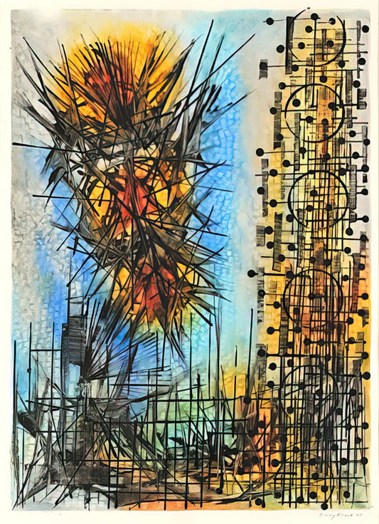 Jimmy Ernst Framed Art Print: A Collector's Guide to Surrealist Legacy - Observation VII - 1965 by Jimmy Ernst