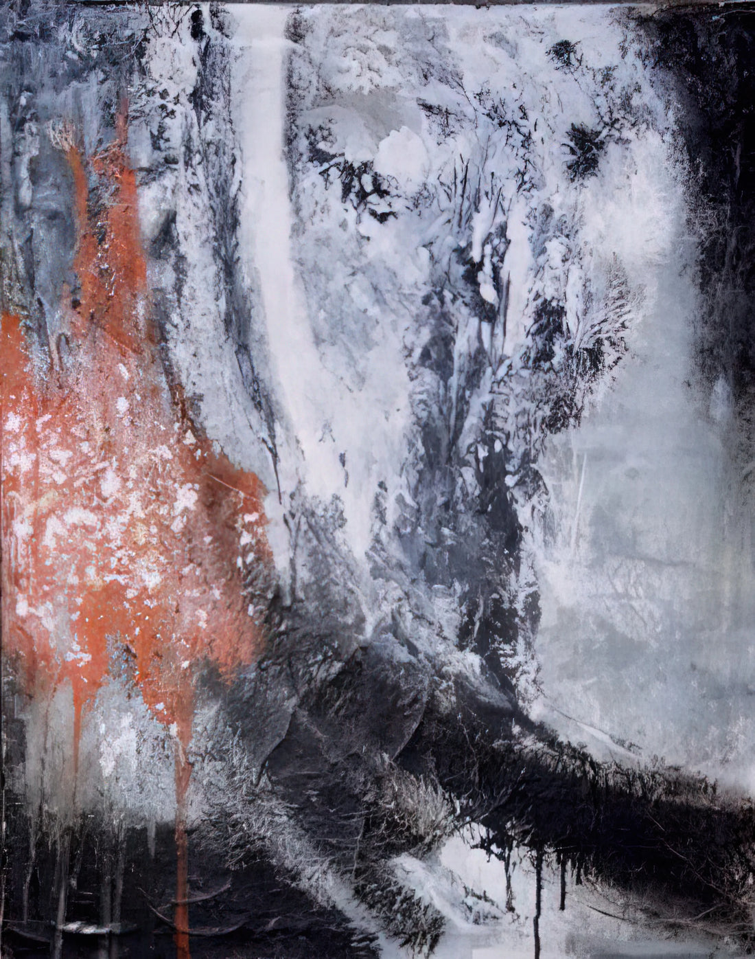 Jiro Yoshihara Reproduction: Understanding the Legacy and Authenticity of Gutai Art Prints - Untitled - Tachisme by Jiro Yoshihara