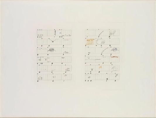 John Cage: The Avant-Garde Composer Who Redefined Visual Art and Sound - Score Without Parts 40 Drawings by ThoreauTwelve Haiku - 1978 by John Cage