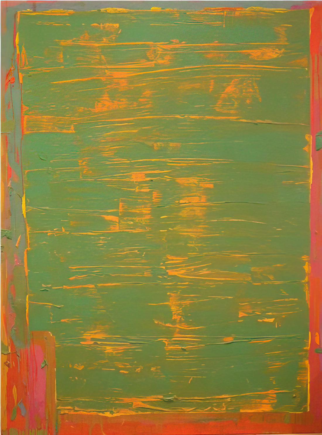John Hoyland Framed Art Print: A Collector's Guide to Abstract Expressionism - 22.8.74 - 1974 by John Hoyland