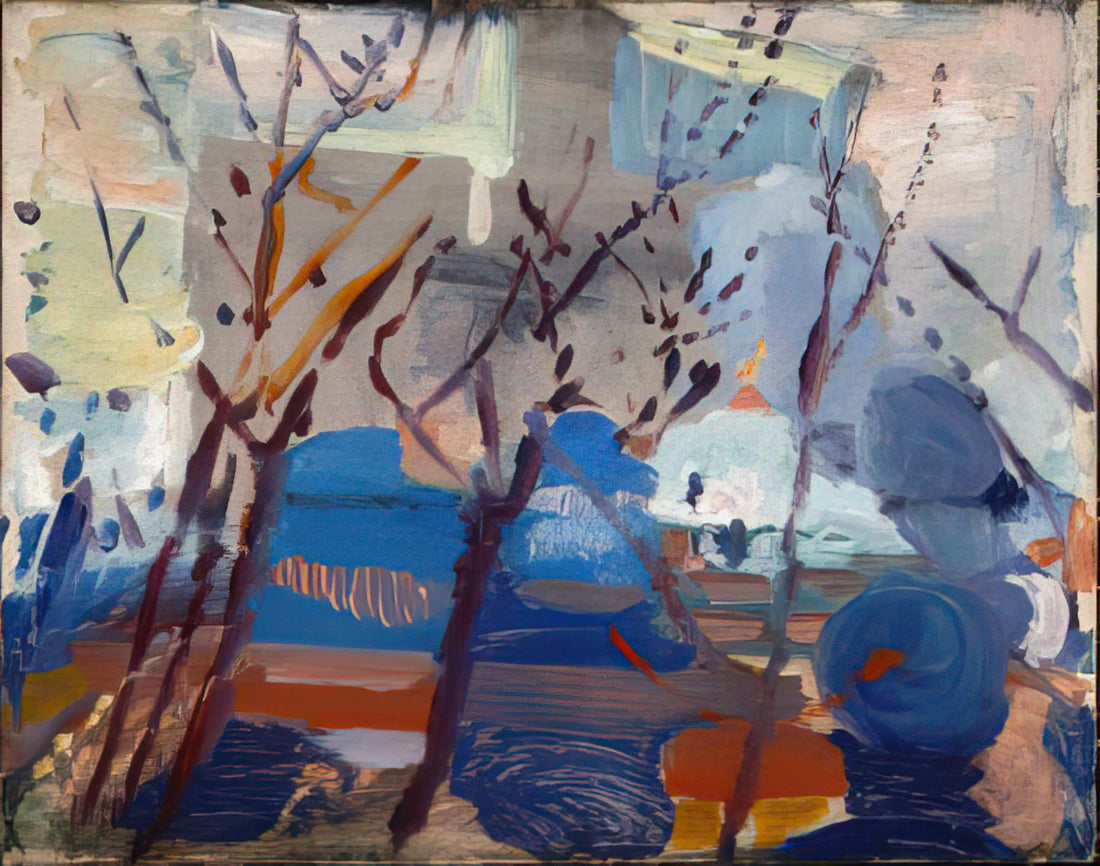 John Marin Framed Art Print: A Collector's Guide to Modernist Watercolor Mastery - Weehawken Sequence - 1916 by John Marin