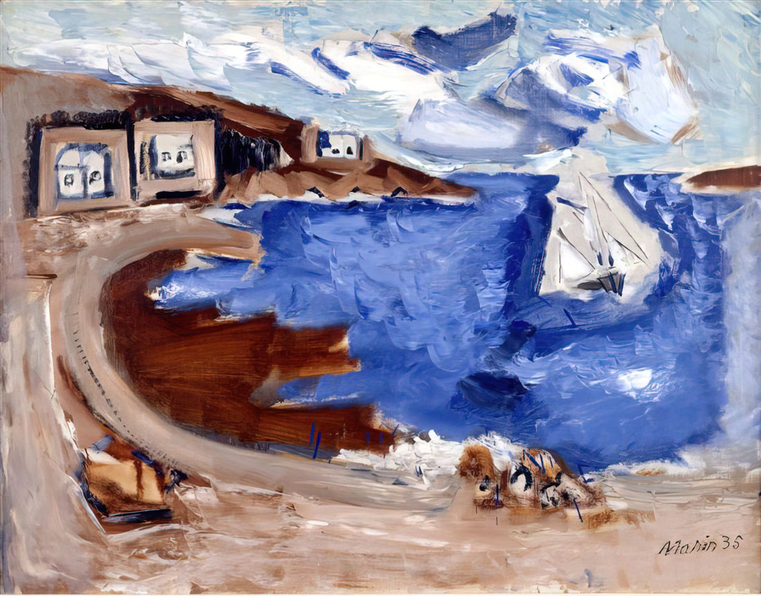 John Marin Prints for Sale: A Collector's Guide to the American Modernist's Masterworks - From Seeing Cape Split - 1935 by John Marin