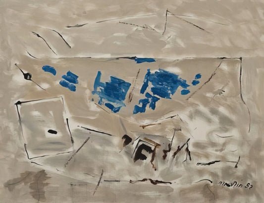 John Marin Watercolor Prints: Capturing the American Landscape in Fluid Motion - Autumn Coloring No. 4 - 1952 by John Marin