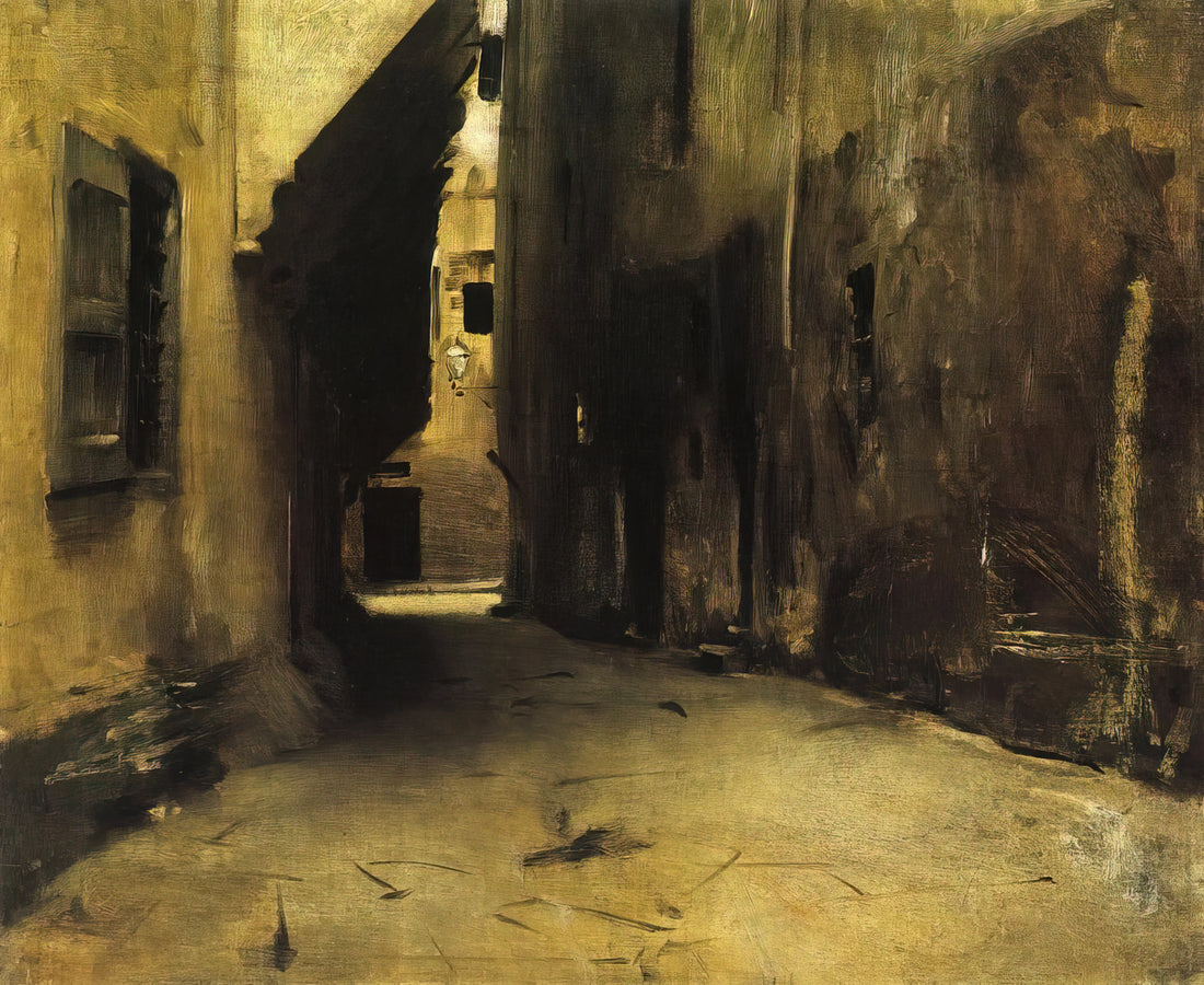 John Singer Sargent Gourds: A Master's Botanical Study and Its Artistic Significance - A Street in Venice by John Singer Sargent