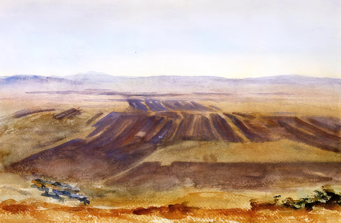 John Singer Sargent Photos: A Visual Journey Through the Master's Lens and Artistic Vision - The Plains from Nazareth by John Singer Sargent