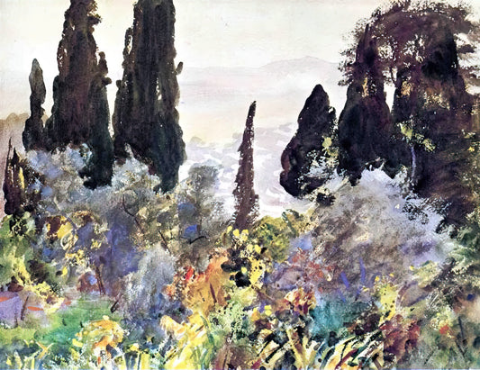 John Singer Sargent Watercolor Portraits: A Masterclass in Spontaneity and Light - Granada by John Singer Sargent