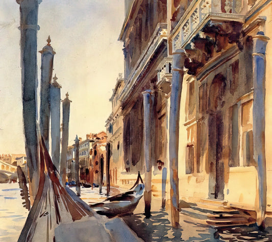 John Singer Sargent at the MFA: A Master of Portraiture and Light - Grand Canal, Venice by John Singer Sargent
