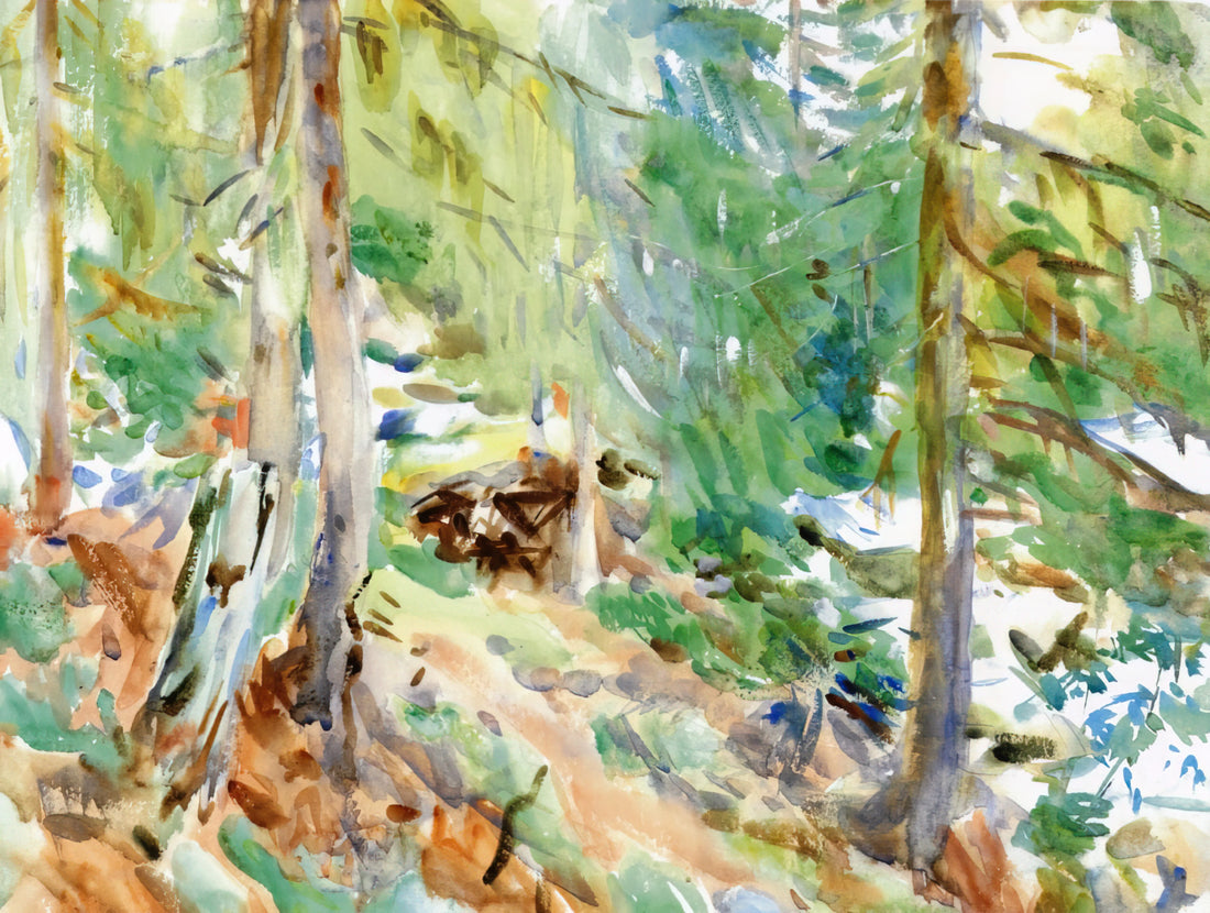John Singer Sargent at the National Gallery: A Master's Legacy in Portraiture and Light - Val D'Aosta, Purtud by John Singer Sargent