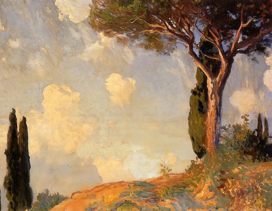 John Singer Sargent: The Master of American Portraiture and the MFA's Legacy - A Landscape Study at San Vigilio, Lake of Garda by John Singer Sargent