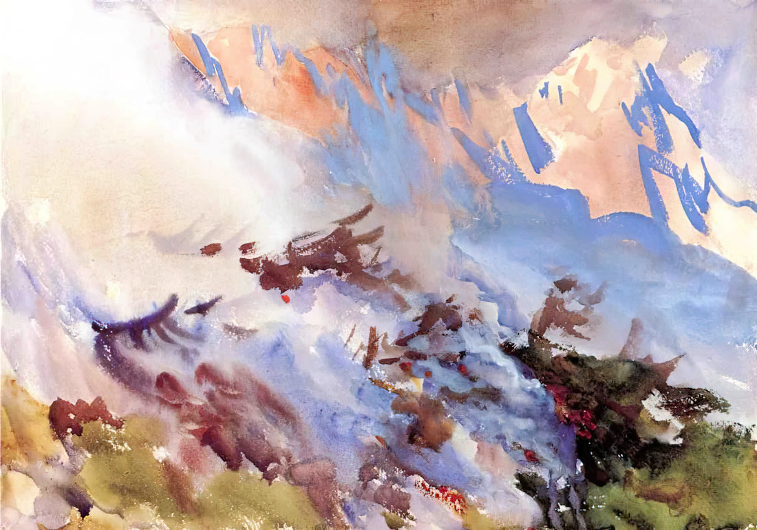 John Singer Sargent's Portrait of Carolus-Duran: A Masterpiece of Artistic Dialogue - Mountain Fire by John Singer Sargent