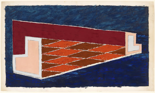 Josef Albers Drawings: Exploring the Foundation of a Modernist Master - ABSTRACT 1940 by Josef Albers
