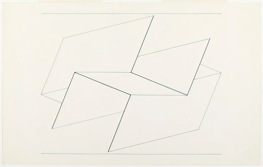 Josef Albers Silkscreen: A Masterclass in Color Theory and Printmaking - STRUCTURAL CONSTELLATION VI 1960 by Josef Albers
