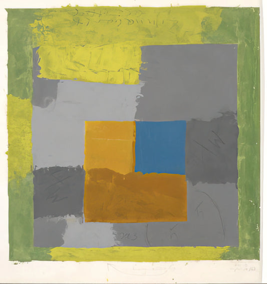 Josef Albers' Command Records: The Artist's Revolutionary Exploration of Color and Form - STUDY FOR HOMAGE TO THE SQUARE 2 by Josef Albers