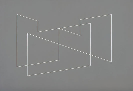 Josef Albers' Homage to the Square Print: A Masterpiece of Color Theory and Modern Art - STRUCTURAL INDICATION 1948 by Josef Albers