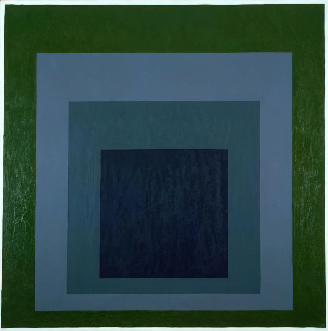 Josef Albers' Homage to the Square: A Masterclass in Color Theory and Geometric Abstraction - HOMAGE TO THE SQUARE 1966 by Josef Albers