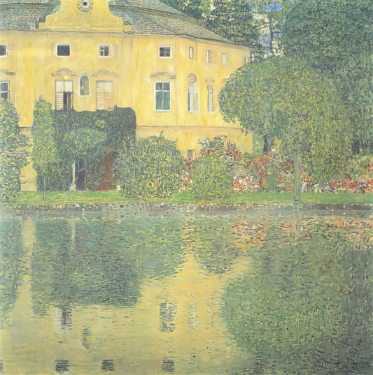 Judith Klimt Print: The Allure of Gustav Klimt's Gilded Masterpiece - SCHLOSS KAMMER ON THE ATTERSEE IV by Gustav Klimt
