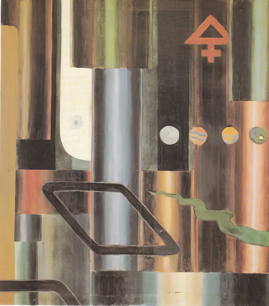 Julius Evola and the Hermetic Tradition: An Esoteric Journey Through Art and Philosophy - La libra s'infiamma e le piramidi - 1921 by Julius Evola