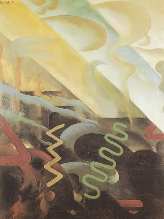 Julius Evola: The Radical Artist and Philosopher Behind Dada and Futurism - Astrazione - 1921 by Julius Evola