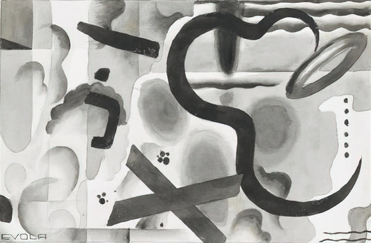 Julius Evola's Doctrine of Awakening: A Philosophical and Artistic Exploration - Untitled - Dada by Julius Evola