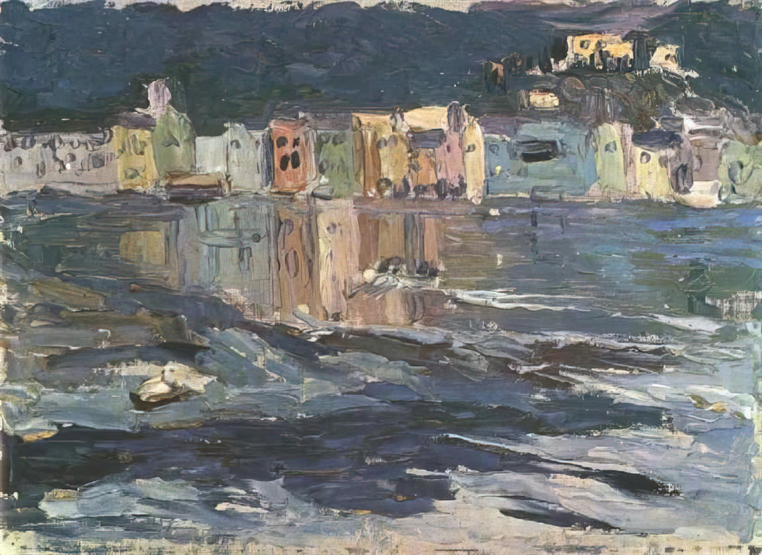 Kandinsky Bauhaus Art: The Revolutionary Synthesis of Color, Form, and Theory - SANTA MARGUERITE 1906 by Wassily Kandinsky