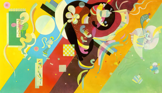 Kandinsky Bauhaus Poster: A Masterpiece of Abstract Art and Design History - COMPOSITION IX 1936 by Wassily Kandinsky
