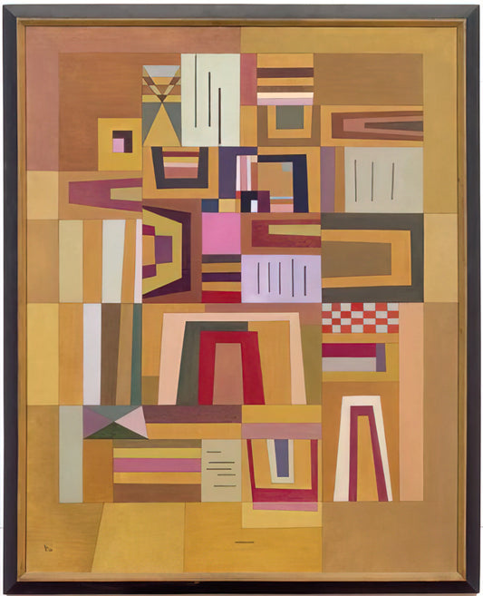 Kandinsky Composition 6: Decoding the Masterpiece of Abstract Revolution - COMPENSATION ROSE 1933 by Wassily Kandinsky
