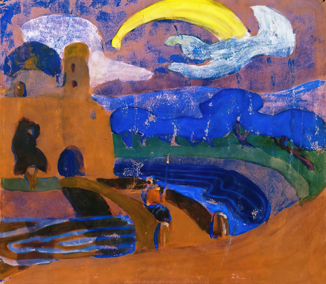 Kandinsky Poster: The Abstract Master's Vision in Modern Decor - COMET 1900 by Wassily Kandinsky
