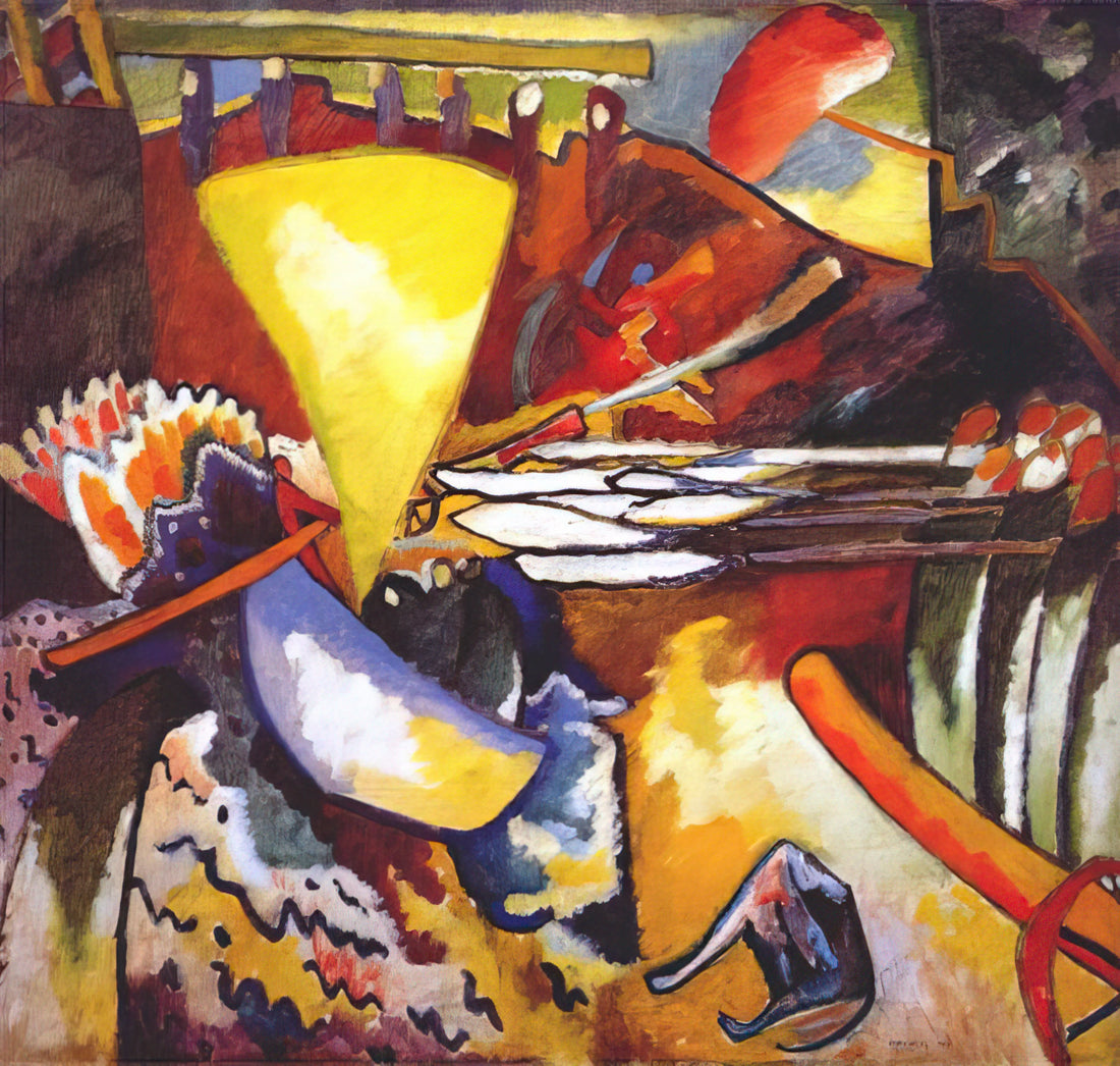 Kandinsky Posters for Sale: A Collector's Guide to Abstract Expressionism - IMPROVISATION 11 1910 by Wassily Kandinsky