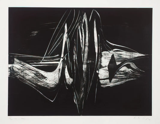 Karl Otto Götz Framed Canvas Print: A Modernist Masterpiece for Your Collection - Untitled by Karl Otto Gotz