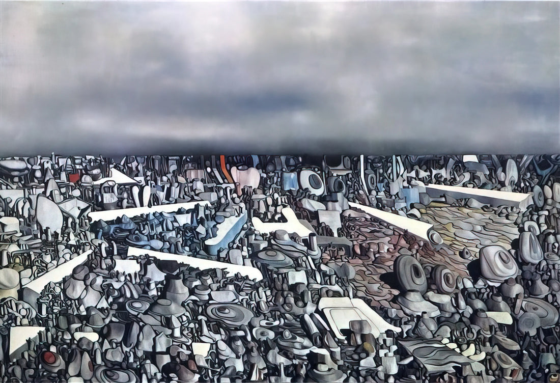 Kay Sage and Yves Tanguy: The Surrealist Power Couple of Dreamscapes - Multiplication of the Arcs by Yves Tanguy