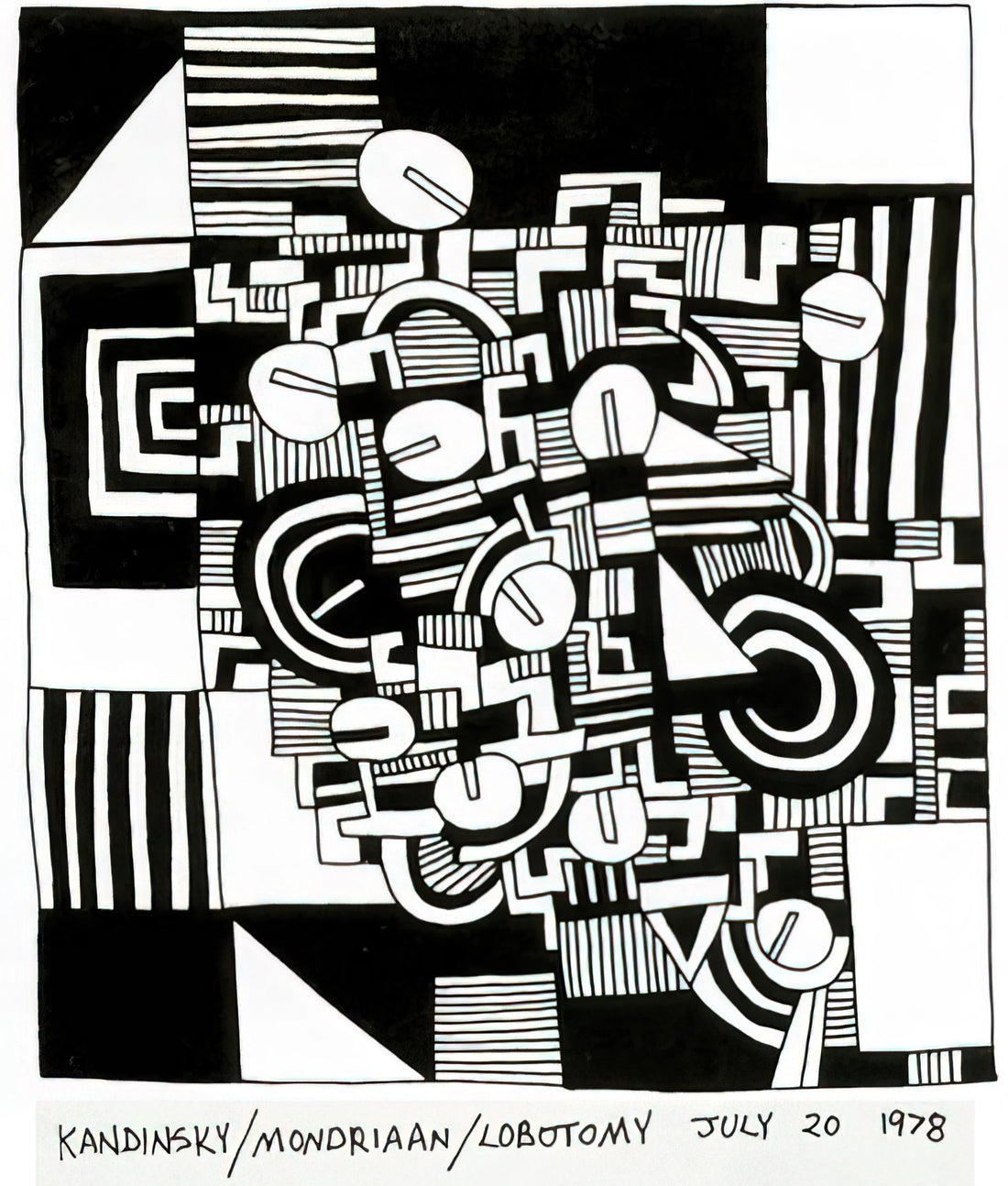 Keith Haring 1983: The Explosive Year That Defined an Icon - UNTITLED 1978 by Keith Haring