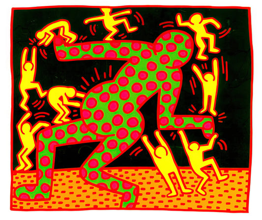 Keith Haring Best Buddies: The Joyful Legacy of an Iconic Artist - UNTITLED 1983 2 by Keith Haring